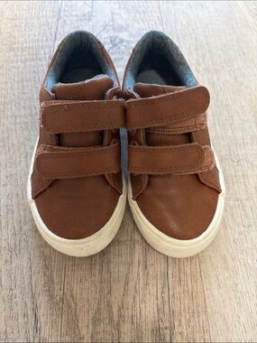 Cat & Jack Brown Double-Velcro Kids Sneakers